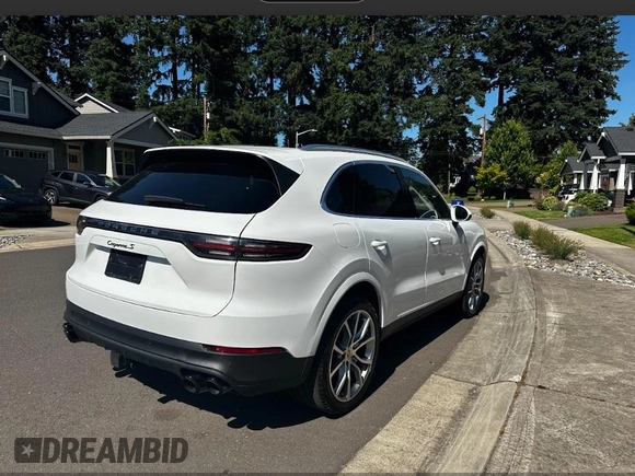 2021 Porsche Cayenne S with VIN WP1AB2AY5MDA27111, listed as a IAAI auction lot 42676924 with 52,329 mi miles and . Bid and sale history available at DreamBid. Image 4.