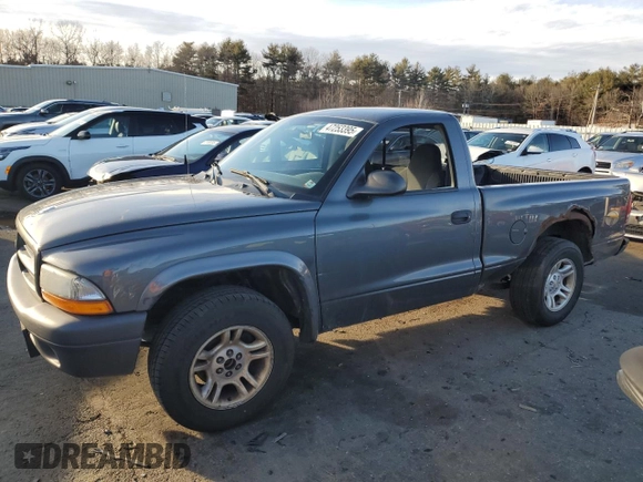 2003 Dodge Dakota with VIN 1D7FL16X03S324737, listed as a Copart auction lot 47253395 with 252,334 mi miles and Salvage Title. Bid and sale history available at carsss.com. Image 1.