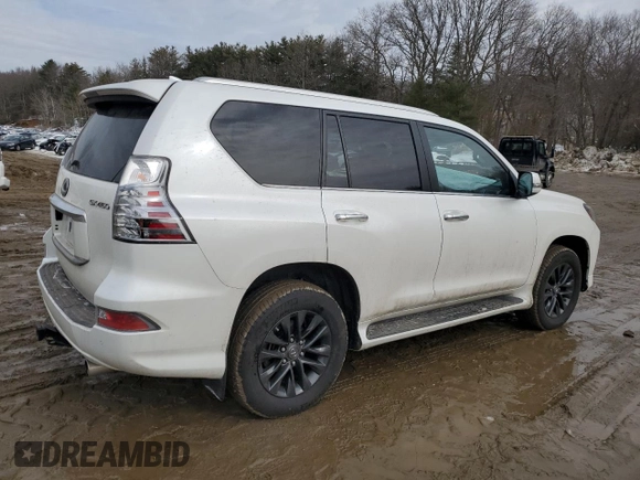2023 Lexus GX with VIN JTJAM7BX7P5373123, listed as a Copart auction lot 46045245 with 11,498 mi miles and Salvage Title. Bid and sale history available at carsss.com. Image 3.