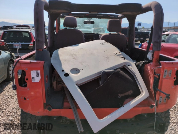2015 Jeep Wrangler Freedom Edition with VIN 1C4AJWAG1FL613350, listed as a Copart auction lot 61978965 with Not provided miles and Salvage title. Bid and sale history available at DreamBid. Image 12.