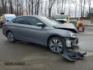 2019 Nissan Sentra SV with VIN 3N1AB7AP7KY236241, listed as a Copart auction lot 52913965 with 109,348 mi miles and Salvage Title. Bid and sale history available at carsss.com. Image 4.