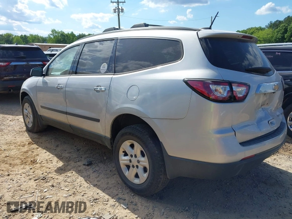 2016 Chevrolet Traverse LS z VIN 1GNKRFKD0GJ224561, wystawiony jako IAAI lot #42183233 z przebiegiem 245 355 mil mil oraz . Historia ofert i sprzedaży dostępna na DreamBid. Obrazek 3.