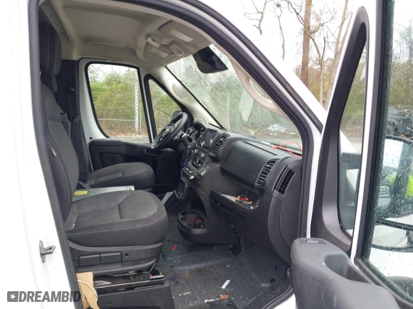2023 Ram ProMaster Cargo Van with VIN 3C6LRVBG1PE547927, listed as a IAAI auction lot 41900633 with 25,030 mi miles. Bid and sale history available at carsss.com. Image 5.