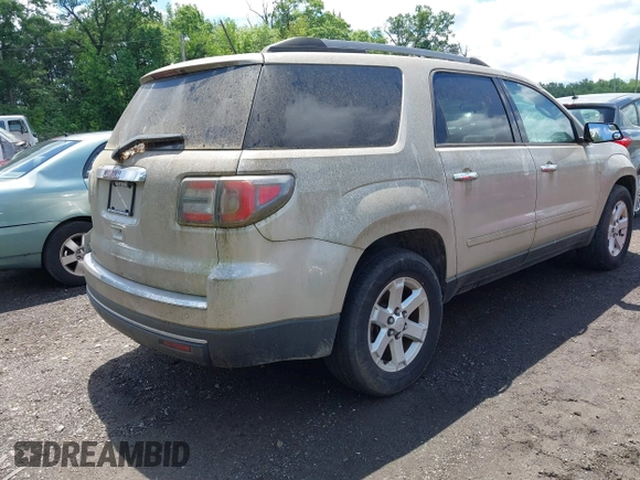 2014 GMC Acadia SLE z VIN 1GKKRNED8EJ154999, wystawiony jako IAAI lot #42279989 z przebiegiem Nie podano mil oraz . Historia ofert i sprzedaży dostępna na DreamBid. Obrazek 4.