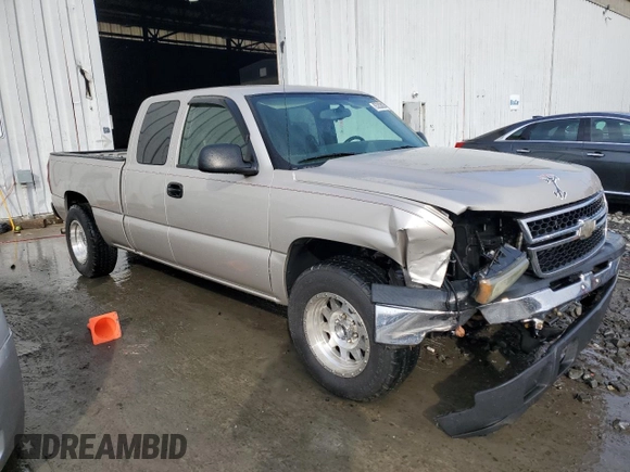 2006 Chevrolet Silverado 1500 Work Truck with VIN 1GCEC19X06Z285743, listed as a Copart auction lot 85202824 with 189,657 mi miles and Salvage Title. Bid and sale history available at carsss.com. Image 4.
