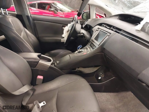 2012 Toyota Prius One with VIN JTDKN3DU2C1585378, listed as a IAAI auction lot 41306612 with NaN miles. Bid and sale history available at carsss.com. Image 5.