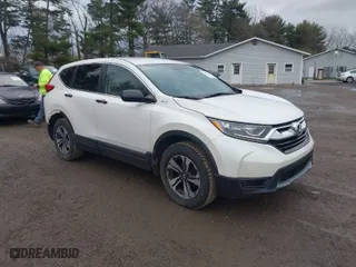 2018 Honda CR-V LX with VIN 2HKRW6H36JH215443, listed as a IAAI auction lot 41918067 with 125,642 mi miles. Bid and sale history available at carsss.com. Image 1.
