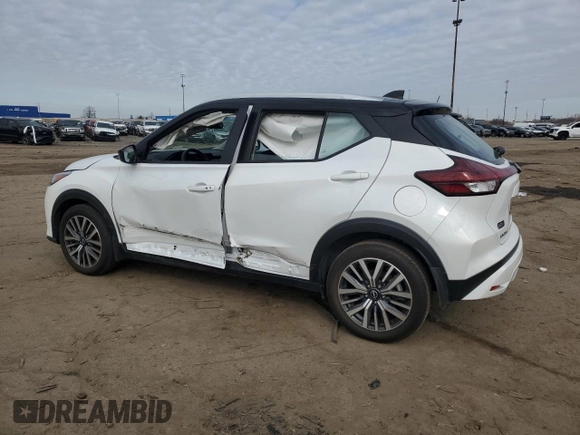 2023 Nissan Kicks SV with VIN 3N1CP5CV2PL544335, listed as a Copart auction lot 52117175 with 7,570 mi miles and Clean Title. Bid and sale history available at carsss.com. Image 2.