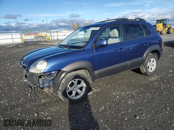 2009 Hyundai Tucson SE with VIN KM8JN72D89U977046, listed as a Copart auction lot 80712994 with 60,863 mi miles and Salvage Title. Bid and sale history available at carsss.com. Image 1.