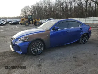 2017 Lexus IS with VIN JTHCM1D22H5024316, listed as a Copart auction lot 43528395 with 0 mi miles and Salvage Title. Bid and sale history available at carsss.com. Image 1.
