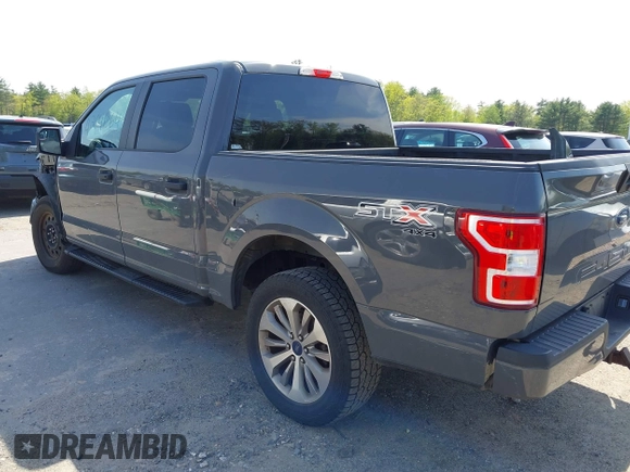 2018 Ford F-150 XL with VIN 1FTEW1EP6JFE00496, listed as a IAAI auction lot 42247235 with 76,858 mi miles and . Bid and sale history available at DreamBid. Image 3.