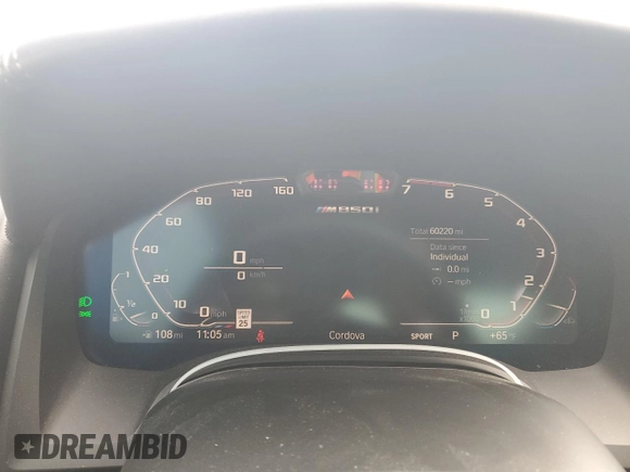 2019 BMW 8 Series M850i xDrive with VIN WBABC4C50KBJ35899, listed as a Copart auction lot 74049574 with 60,220 mi miles and Salvage Title. Bid and sale history available at carsss.com. Image 9.