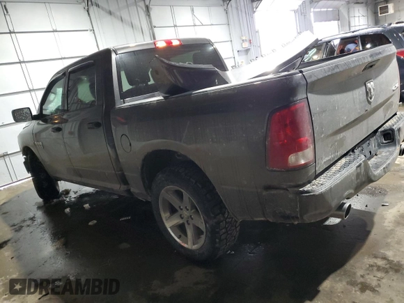 2018 Ram 1500 Express with VIN 3C6RR7KT3JG123406, listed as a Copart auction lot 45912005 with 120,170 mi miles and Salvage title. Bid and sale history available at DreamBid. Image 2.