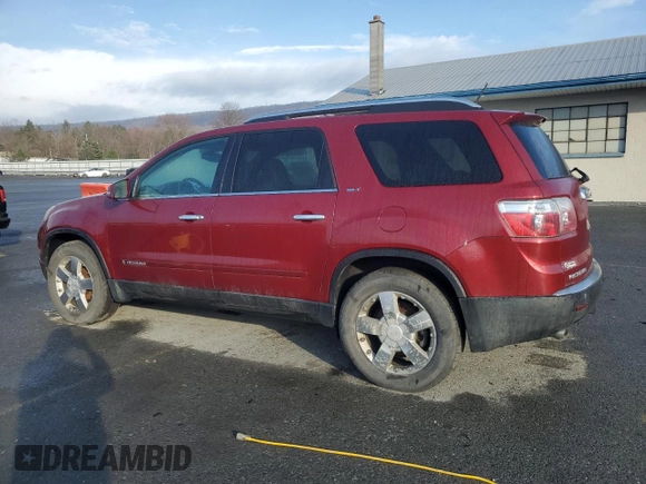 2008 GMC Acadia SLT1 with VIN 1GKEV23718J301396, listed as a Copart auction lot 51122325 with 151,885 mi miles and Clean Title. Bid and sale history available at DreamBid. Image 2.
