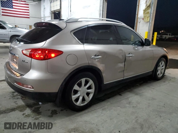 2010 Infiniti EX Journey with VIN JN1AJ0HR4AM757307, listed as a Copart auction lot 44401685 with 67,779 mi miles and Salvage Title. Bid and sale history available at DreamBid. Image 3.