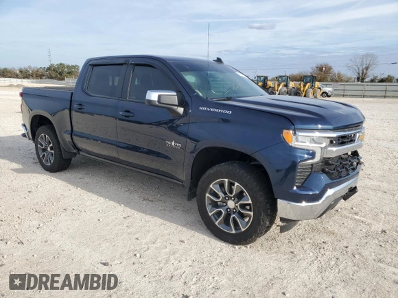 2022 Chevrolet Silverado 1500 LT with VIN 2GCPACED9N1506432, listed as a Copart auction lot 84863384 with 24,695 mi miles and Salvage Title. Bid and sale history available at carsss.com. Image 4.