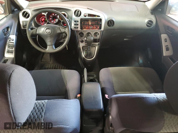 2006 Toyota Matrix STD with VIN 2T1KR32E96C603651, listed as a Copart auction lot 61500995 with 192,651 mi miles and Salvage title. Bid and sale history available at DreamBid. Image 8.