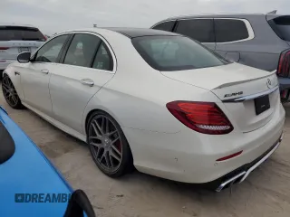 2018 Mercedes-Benz E-Class AMG E 63 S with VIN WDDZF8KB2JA435106, listed as a Copart auction lot 75439464 with 0 mi miles and Non Repairable. Bid and sale history available at carsss.com. Image 2.
