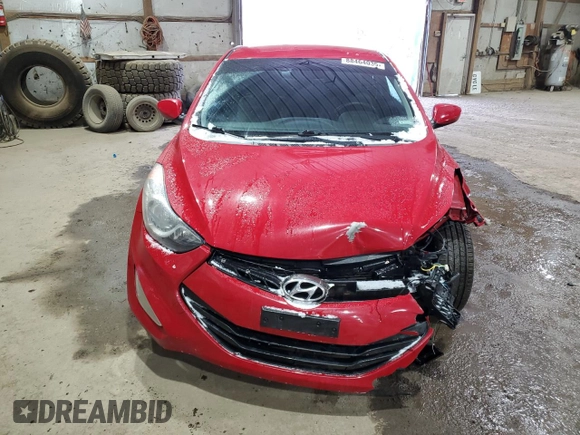 2013 Hyundai Elantra Coupe GS with VIN KMHDH6AE7DU018741, listed as a Copart auction lot 88464035 with 92,495 mi miles and Salvage Title. Bid and sale history available at carsss.com. Image 5.