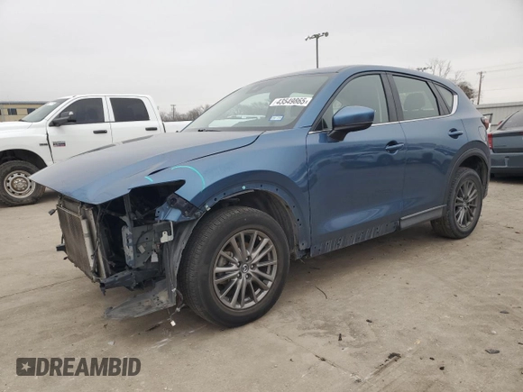 2017 Mazda CX-5 Sport with VIN JM3KFBBL9H0216619, listed as a Copart auction lot 43549865 with 92,262 mi miles and Salvage Title. Bid and sale history available at carsss.com. Image 1.