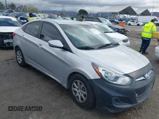 2014 Hyundai Accent GLS with VIN KMHCT4AE6EU613452, listed as a IAAI auction lot 41741747 with 133,672 mi miles. Bid and sale history available at carsss.com. Image 1.
