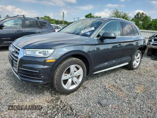 2019 Audi Q5 Premium with VIN WA1ANAFY7K2085140, listed as a Copart auction lot 64810525 with 43,927 mi miles and Salvage title. Bid and sale history available at DreamBid. Image 1.