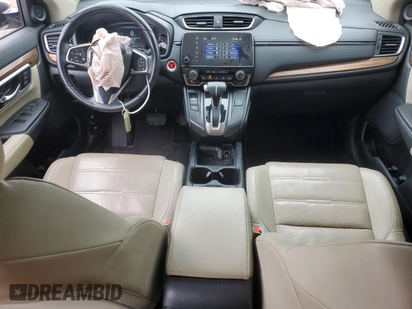2018 Honda CR-V Touring with VIN 2HKRW2H98JH695059, listed as a Copart auction lot 86452054 with 114,437 mi miles and Salvage Title. Bid and sale history available at DreamBid. Image 8.