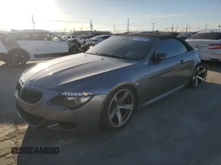 2009 BMW 6 Series 650i with VIN WBAEB535X9C224051, listed as a Copart auction lot 46105185 with 152,898 mi miles and Salvage Title. Bid and sale history available at carsss.com. Image 1.