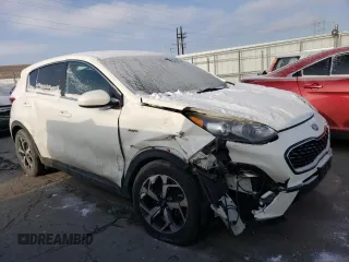2021 Kia Sportage LX with VIN KNDPMCACXM7849384, listed as a Copart auction lot 45990535 with 70,689 mi miles and Salvage Title. Bid and sale history available at carsss.com. Image 4.