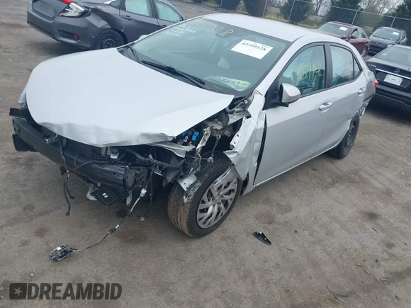 2019 Toyota Corolla L with VIN 2T1BURHE2KC153893, listed as a IAAI auction lot 41959128 with 78,741 mi miles. Bid and sale history available at carsss.com. Image 2.