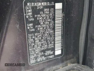 2009 Nissan Cube S z VIN JN8AZ28R39T105396, wystawiony jako Copart lot #57292795 z przebiegiem 94 536 mil mil oraz Tytuł czysty. Historia ofert i sprzedaży dostępna na DreamBid. Obrazek 13.