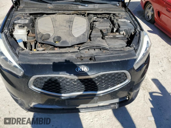 2014 Kia Cadenza Premium with VIN KNALN4D71E5121091, listed as a Copart auction lot 82902324 with 205,042 mi miles and Clean Title. Bid and sale history available at carsss.com. Image 11.