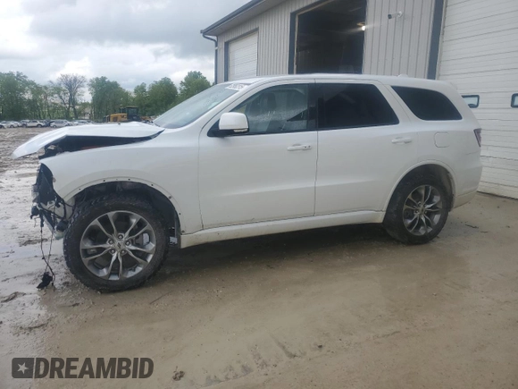 2020 Dodge Durango GT Plus z VIN 1C4RDJDG3LC301678, wystawiony jako Copart lot #52952315 z przebiegiem 129 617 mil mil oraz Szkoda całkowita • Salvage title. Historia ofert i sprzedaży dostępna na DreamBid. Obrazek 1.