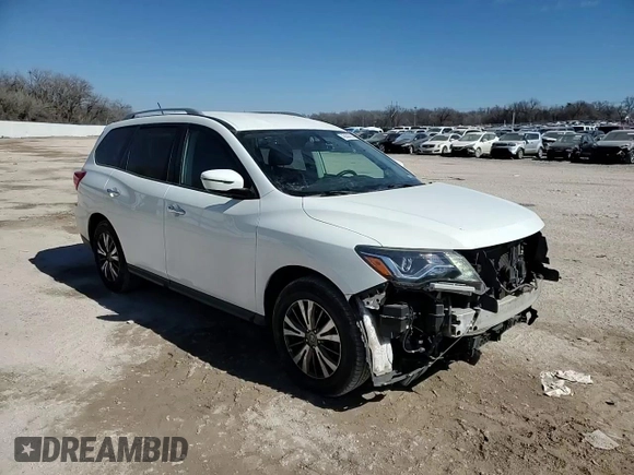 2018 Nissan Pathfinder SV with VIN 5N1DR2MN7JC673503, listed as a Copart auction lot 45830355 with 109,242 mi miles and Salvage Title. Bid and sale history available at carsss.com. Image 12.