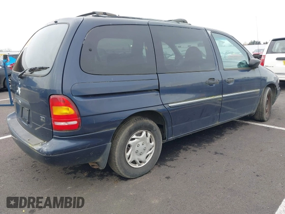 1998 Ford Windstar Wagon LX with VIN 2FMZA514XWBD76243, listed as a IAAI auction lot 41523697 with 191,525 mi miles. Bid and sale history available at carsss.com. Image 4.