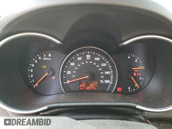 2015 Kia Sorento LX with VIN 5XYKTCA65FG617496, listed as a Copart auction lot 54191635 with 118,977 mi miles and Clean Title. Bid and sale history available at carsss.com. Image 9.
