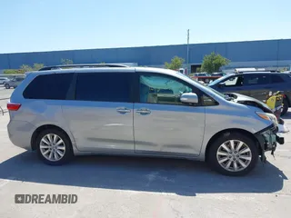 2015 Toyota Sienna XLE with VIN 5TDYK3DC5FS594514, listed as a IAAI auction lot 42183673 with 120,978 mi miles and . Bid and sale history available at DreamBid. Image 13.