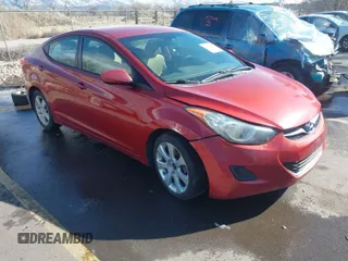 2013 Hyundai Elantra Limited with VIN KMHDH4AE9DU727059, listed as a IAAI auction lot 41699774 with 140,017 mi miles. Bid and sale history available at carsss.com. Image 1.