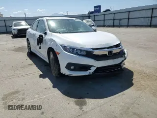 2018 Honda Civic EX-L z VIN JHMFC1F77JX016165, wystawiony jako Copart lot #56885445 z przebiegiem Nie podano mil oraz Szkoda całkowita • Salvage title. Historia ofert i sprzedaży dostępna na DreamBid. Obrazek 13.