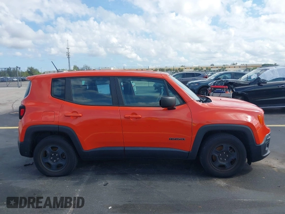 2017 Jeep Renegade Sport with VIN ZACCJAAB6HPF88556, listed as a IAAI auction lot 42687364 with 87,120 mi miles and . Bid and sale history available at DreamBid. Image 13.
