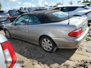 2003 Mercedes-Benz CLK 320 with VIN WDBLK65G63T142435, listed as a Copart auction lot 73847554 with Not Provided miles and Salvage Title. Bid and sale history available at DreamBid. Image 2.