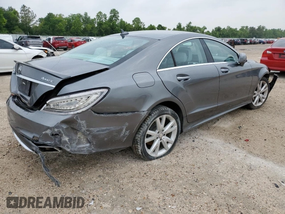2017 Mercedes-Benz CLS 550 with VIN WDDLJ9BB1HA195275, listed as a Copart auction lot 51124473 with 44,333 mi miles and . Bid and sale history available at DreamBid. Image 3.