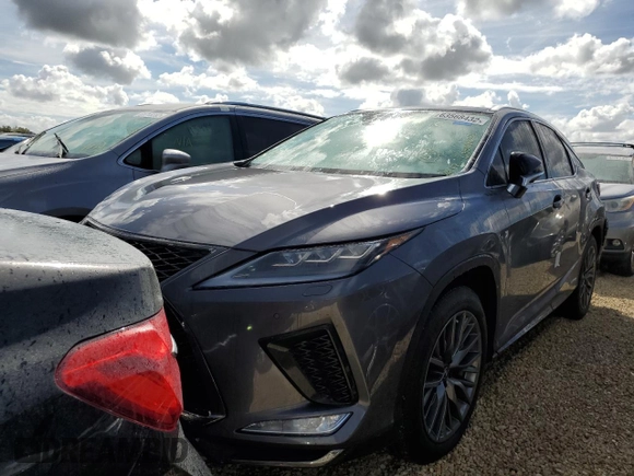 2020 Lexus RX with VIN 2T2YGMDA9LC054847, listed as a Copart auction lot 63568432 with 0 mi miles. Bid and sale history available at carsss.com. Image 2.