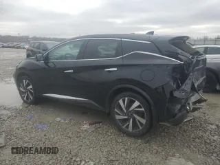 2023 Nissan Murano SL with VIN 5N1AZ2CJ7PC106699, listed as a Copart auction lot 44444885 with 28,186 mi miles and Salvage Title. Bid and sale history available at DreamBid. Image 2.