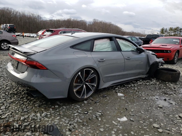 2021 Audi RS 7 z VIN WUAPCBF26MN906501, wystawiony jako Copart lot #37039103 z przebiegiem Nie podano mil oraz . Historia ofert i sprzedaży dostępna na DreamBid. Obrazek 3.