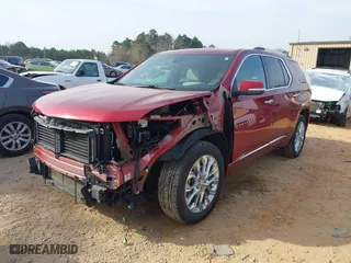 2023 Chevrolet Traverse Premier with VIN 1GNEVKKW0PJ155762, listed as a IAAI auction lot 41736469 with 20,738 mi miles. Bid and sale history available at carsss.com. Image 2.