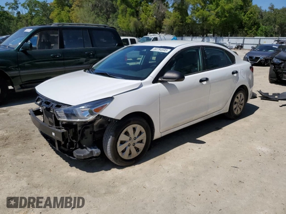 2018 Kia Rio LX with VIN 3KPA24AB3JE048087, listed as a Copart auction lot 50794595 with 75,807 mi miles and Salvage Title. Bid and sale history available at carsss.com. Image 1.