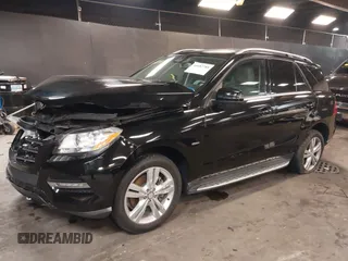 2012 Mercedes-Benz M ML 350 with VIN 4JGDA5HB7CA026607, listed as a IAAI auction lot 41687785 with 89,161 mi miles. Bid and sale history available at carsss.com. Image 2.