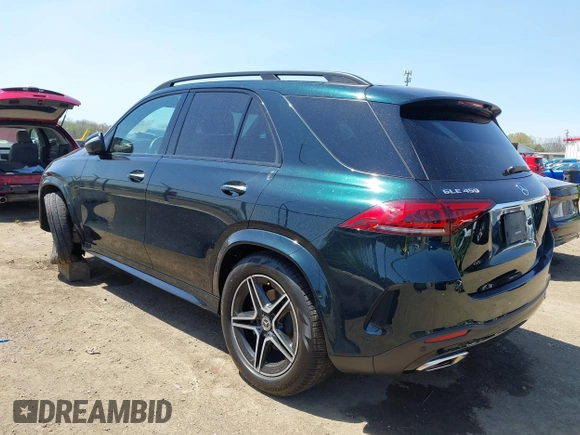 2020 Mercedes-Benz GLE 450 with VIN 4JGFB5KB4LA053214, listed as a IAAI auction lot 42111336 with 58,208 mi miles and . Bid and sale history available at DreamBid. Image 3.