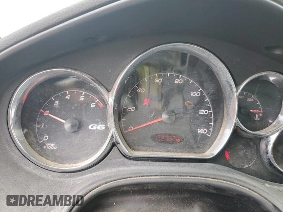 2006 Pontiac G6 with VIN 1G2ZF55B464171529, listed as a Copart auction lot 71663844 with 172,787 mi miles and Salvage title. Bid and sale history available at DreamBid. Image 9.